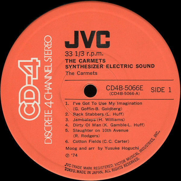 The Carmets : Synthesizer Electric Sound (LP, Quad)