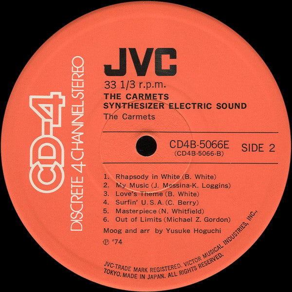 The Carmets : Synthesizer Electric Sound (LP, Quad)