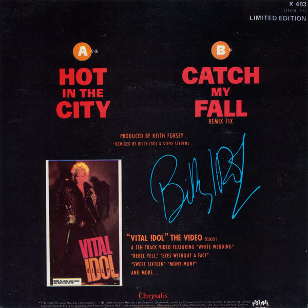 Billy Idol : Hot In The City (7", Single, Ltd, RE)
