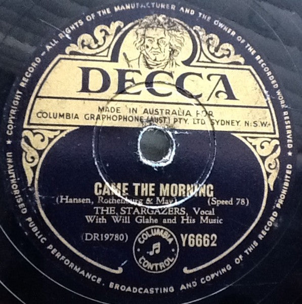 The Stargazers : Rose Of The Wildwood / Came The Morning (Shellac, 10")