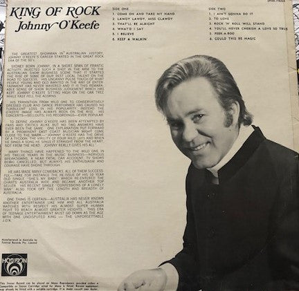Johnny O'Keefe : King Of Rock (LP, Comp)