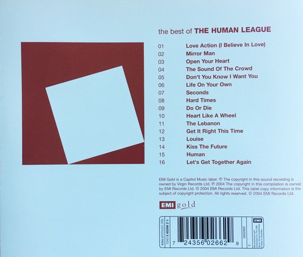 The Human League : The Best Of The Human League (CD, Comp, RE)