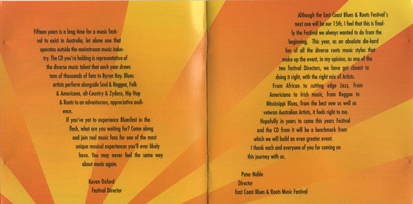 Various : Bluesfest - The Album: East Coast Blues & Roots Festival 2004 - 15th Anniversary (CD, Album)