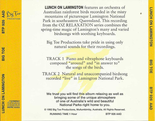 Brett Nielsen, Ross Pepper : Lunch on Lamington  (CD, Album)