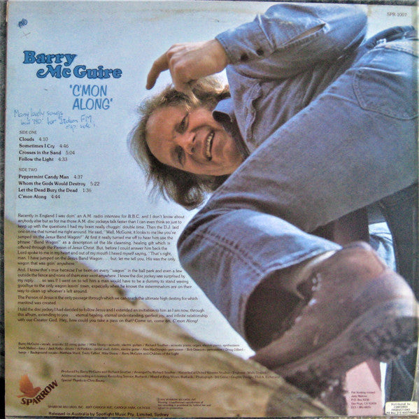 Barry McGuire : C'mon Along (LP, Album)