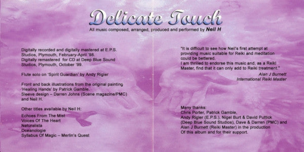 Neil H (2) : Delicate Touch (CD, Album)