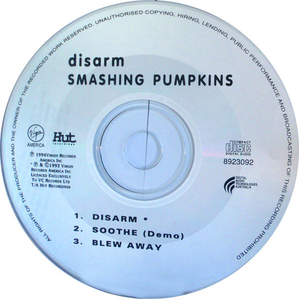 The Smashing Pumpkins : Disarm (CD, Single, Car)