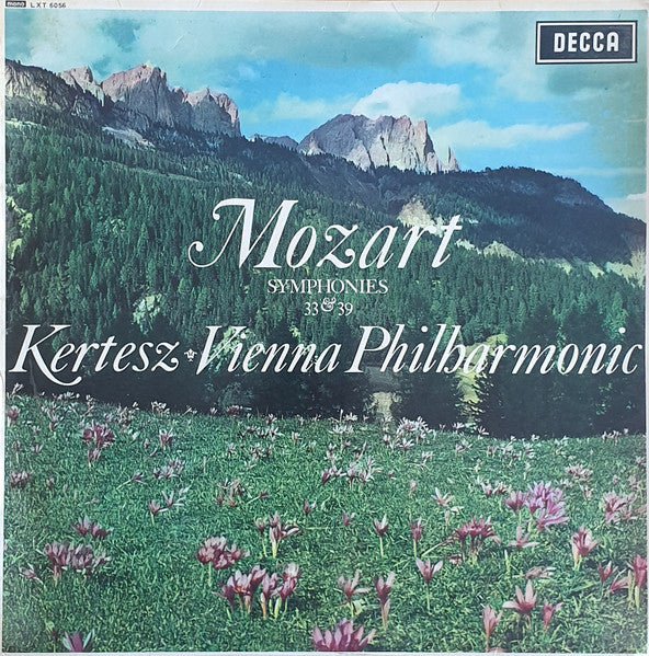 Mozart*, Kertesz*, Vienna Philharmonic* : Symphonies 33 & 39 (LP, Album, Mono)