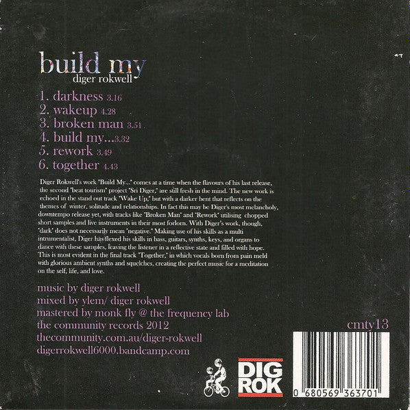 Diger Rokwell : Build My (CD, EP, Ltd)