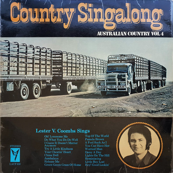 Lester V. Coombs : Country Singalong (Australian Country Vol 4) (LP)