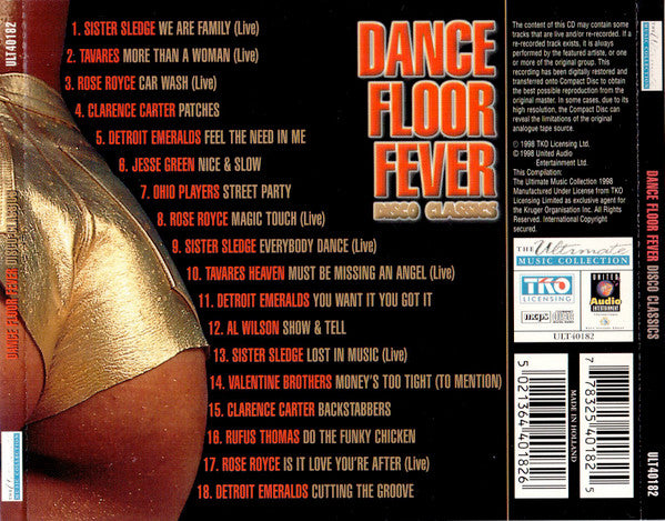 Various : Dance Floor Fever - Disco Classics (CD, Comp)