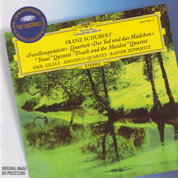 Franz Schubert - Emil Gilels · Amadeus Quartet* · Rainer Zepperitz : »Forellenquintett« · Quartett »Der Tod Und Das Mädchen« = "Trout" Quintet · "Death And The Maiden" Quartet (CD, Comp, RM)