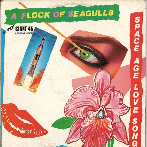 A Flock Of Seagulls : Space Age Love Song (12", Single, Ltd)