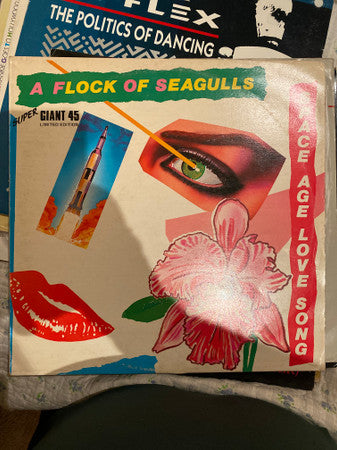 A Flock Of Seagulls : Space Age Love Song (12", Single, Ltd)