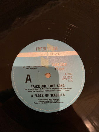A Flock Of Seagulls : Space Age Love Song (12", Single, Ltd)