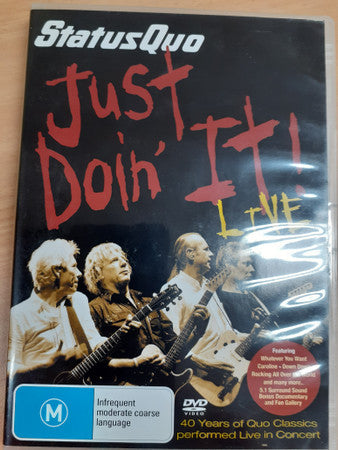 Status Quo : Just Doin' It Live (DVD)