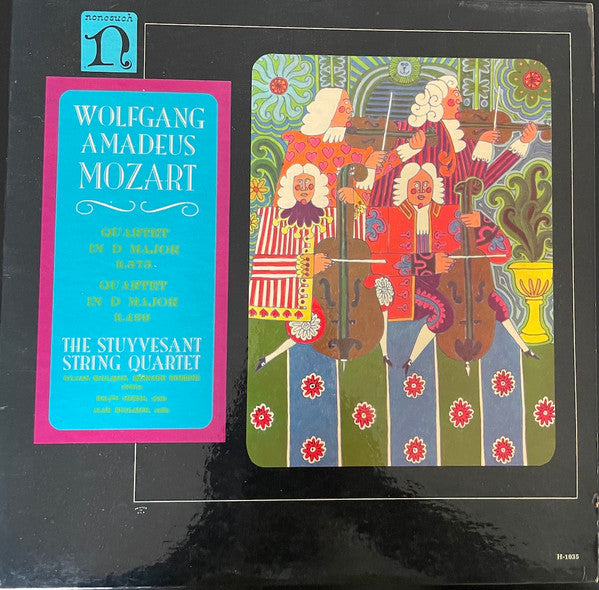 Wolfgang Amadeus Mozart - The Stuyvesant String Quartet : Quartet In D Major K.575; Quartet In D Major K.499 (LP)