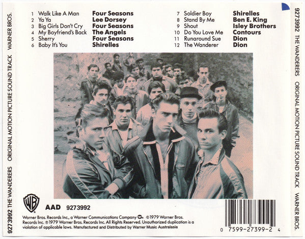 Various : The Wanderers - Original Motion Picture Soundtrack (CD, Comp, RE)