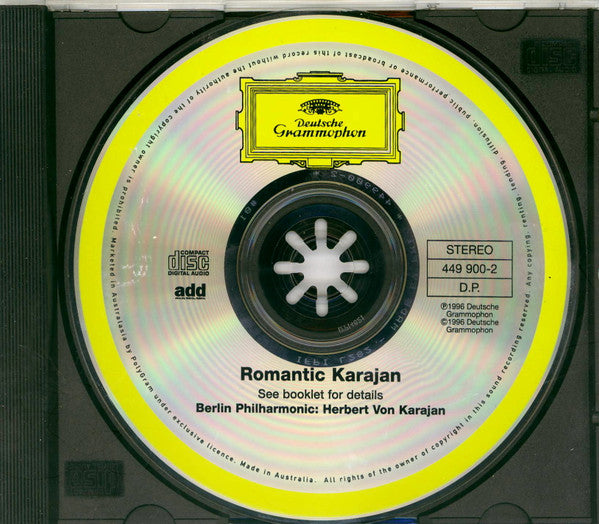 Berliner Philharmoniker, Herbert von Karajan : Romantic Karajan (CD, Comp)