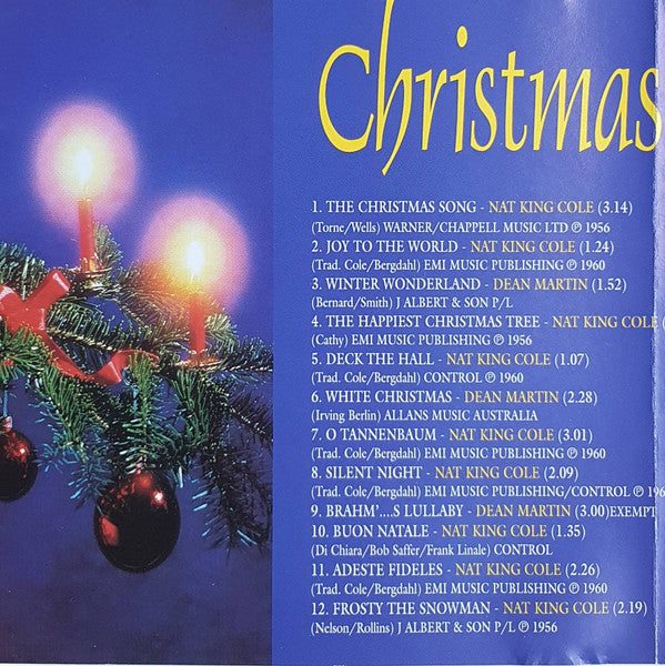 Nat King Cole & Dean Martin : Christmas With Nat & Dean (CD, Comp)