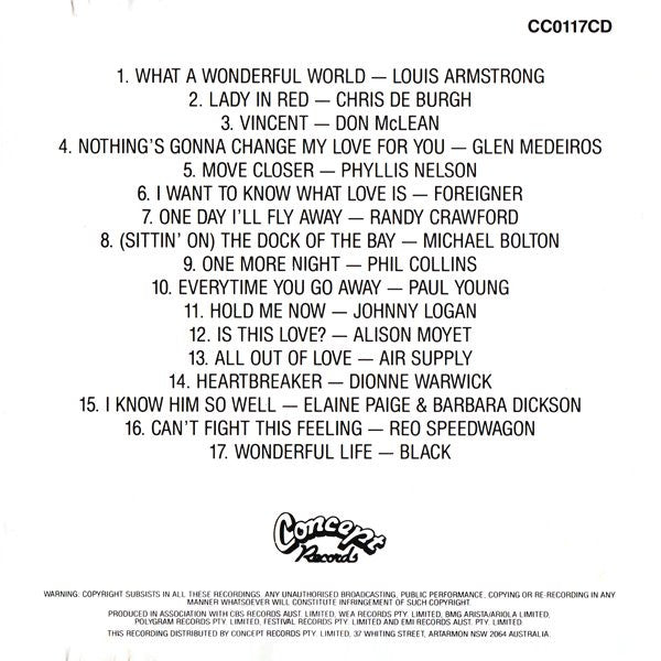 Various : Songs From The Heart (CD, Comp)