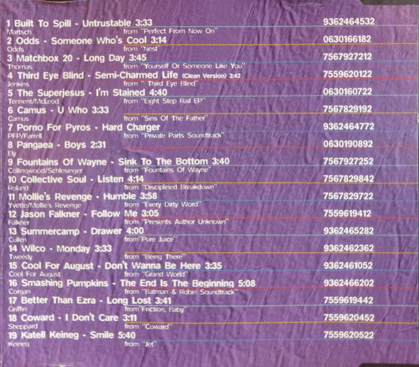 Various : Active Rock Part 1 1997 (CD, Comp, Promo)