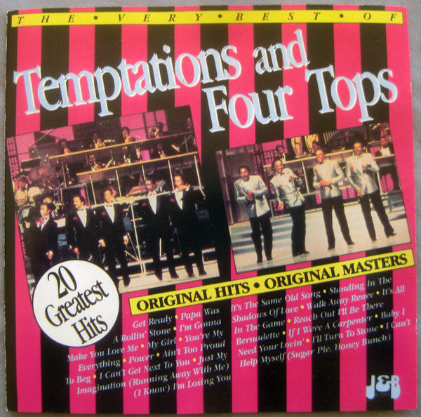 The Temptations, Four Tops : 20 Greatest Hits (CD, Comp)