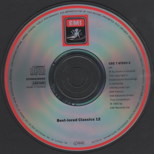 Various : Best-Loved Classics 12 (CD, Album, Comp)
