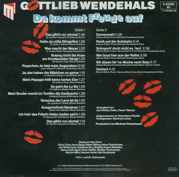 Gottlieb Wendehals : Da Kommt Freude Auf (LP, Album)