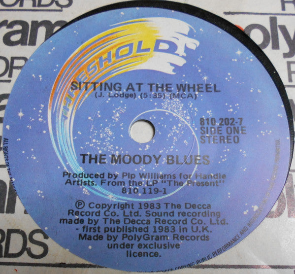 The Moody Blues : Sitting At The Wheel (7", Single)