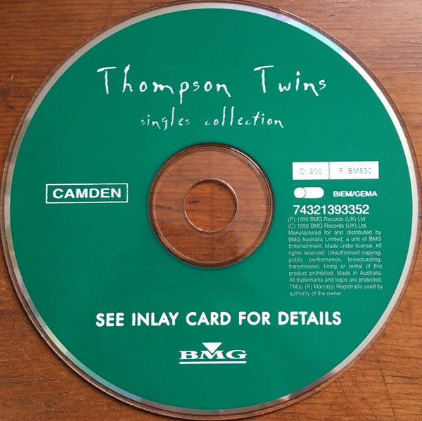 Thompson Twins : Singles Collection (CD, Comp)