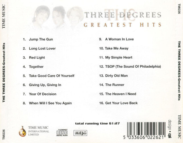 The Three Degrees : Greatest Hits (CD, Comp)