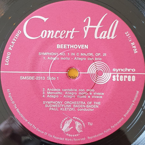 Beethoven*, Various : Symphonies (7xLP + Box, Comp)