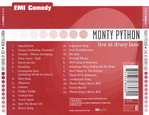 Monty Python : Live At Drury Lane (CD, Album, RE)