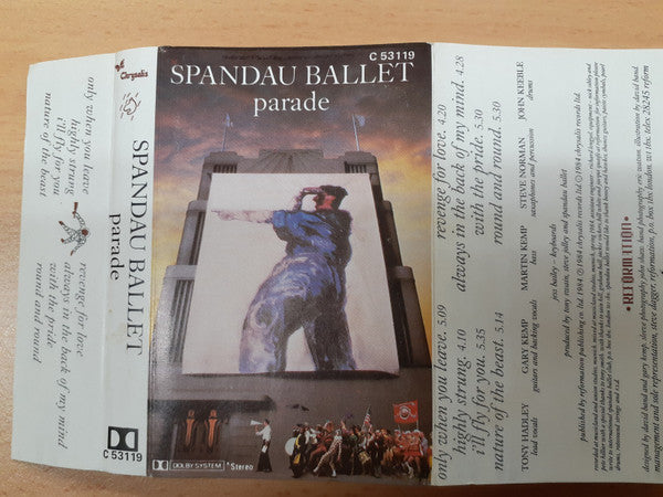 Spandau Ballet : Parade (Cass, Album)