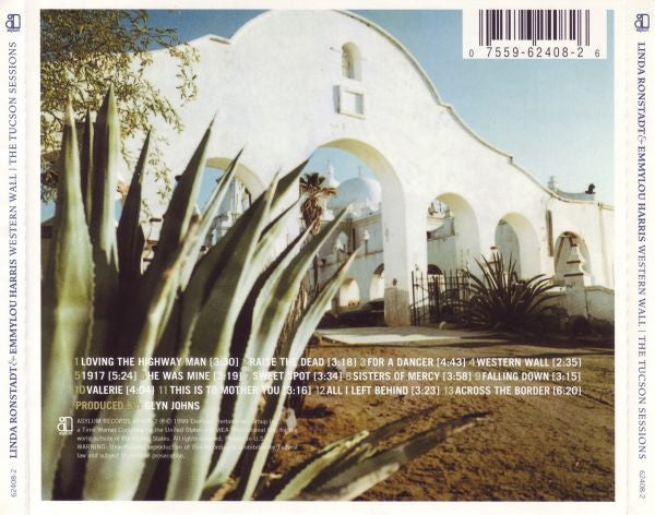 Linda Ronstadt & Emmylou Harris : Western Wall | The Tucson Sessions (CD, Album, Promo)