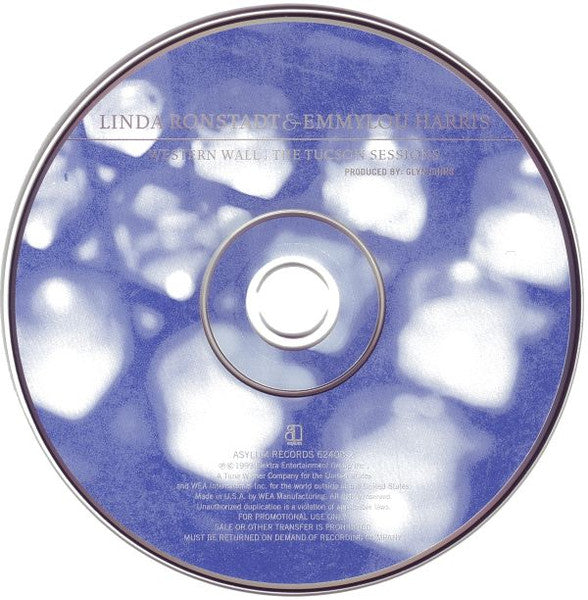 Linda Ronstadt & Emmylou Harris : Western Wall | The Tucson Sessions (CD, Album, Promo)