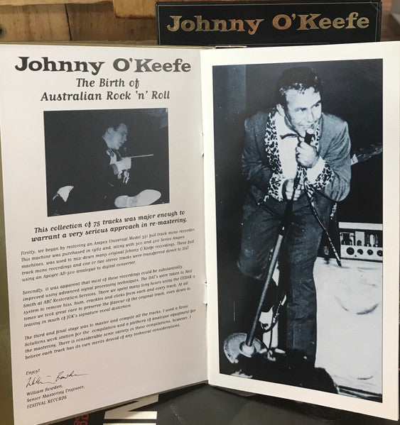 Johnny O'Keefe : The Birth of Australian Rock'n'Roll (3xCD, Comp)