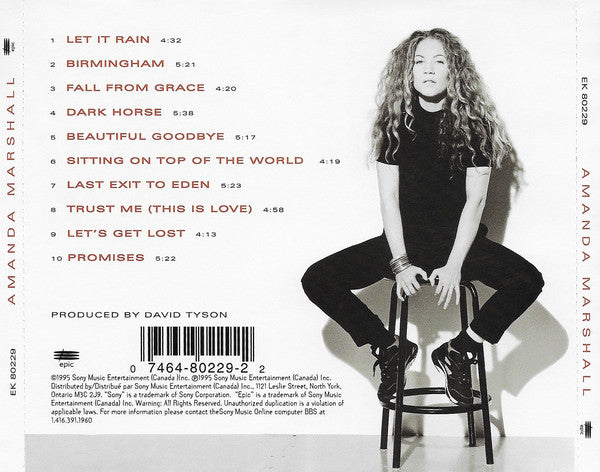 Amanda Marshall : Amanda Marshall (CD, Album)