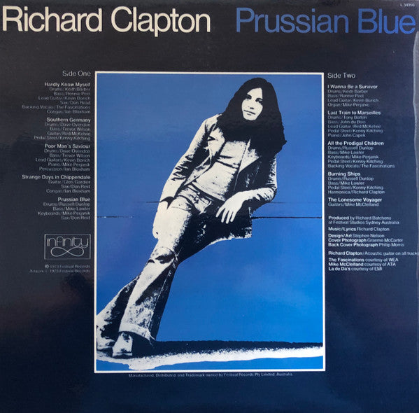 Richard Clapton : Prussian Blue (LP, Album)