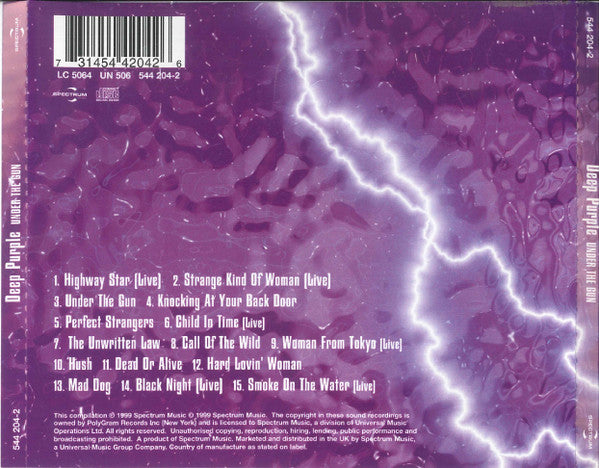 Deep Purple : Under The Gun (CD, Comp)
