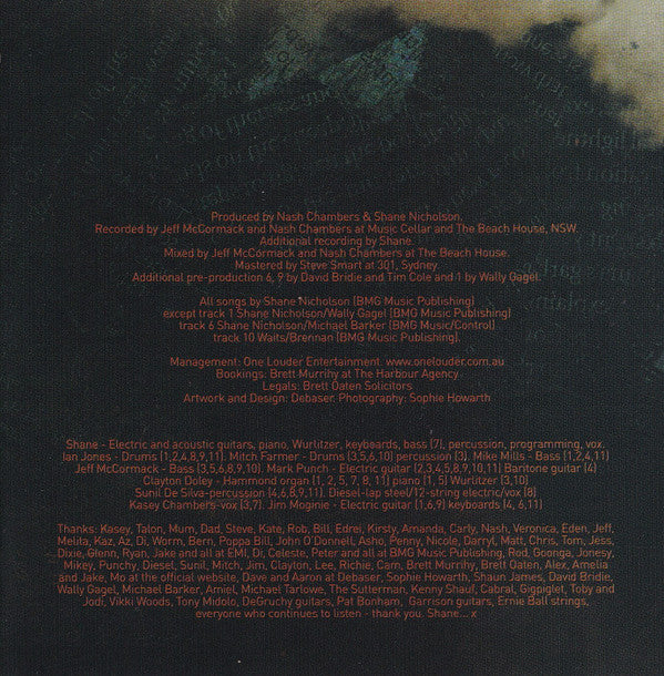 Shane Nicholson : Faith & Science (CD, Album)