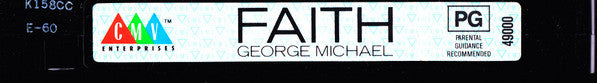 George Michael : Faith (VHS, PAL, Hi-)