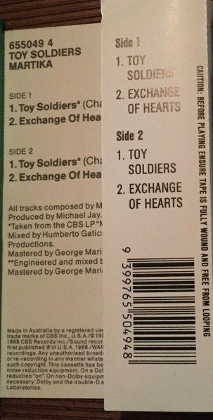 Martika : Toy Soldiers (Cass, Single)