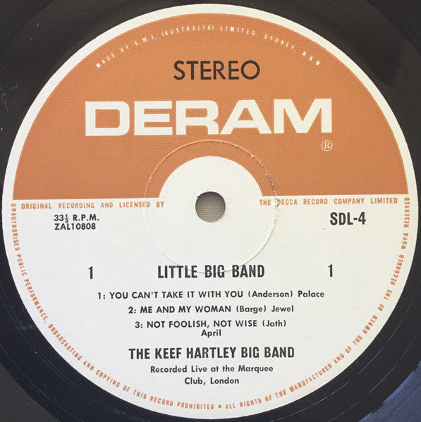 The Keef Hartley Band : Little Big Band (LP, Album)