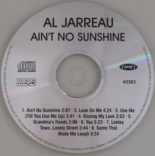Al Jarreau : Ain't No Sunshine (CD, Album)