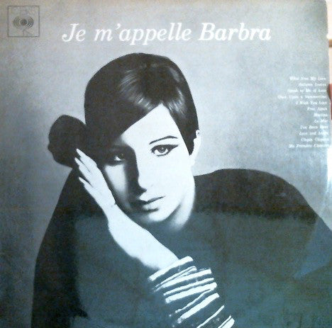 Barbra Streisand : Je M'appelle Barbra (LP, Album, Mono)