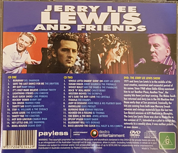 Various : Jerry Lee Lewis And Friends (2xCD, Comp, Fat + DVD-V)