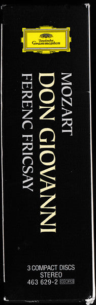 Wolfgang Amadeus Mozart - Fischer-Dieskau*, Kohn*, Kreppel*, Jurinac*, Haefliger*, Stader*, Sardi*, Seefried*, Radio-Symphonie-Orchester Berlin • Ferenc Fricsay : Don Giovanni (3xCD, Album, RE, RM + Box, Sli)