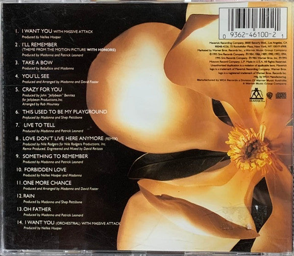 Madonna : Something To Remember (CD, Comp)